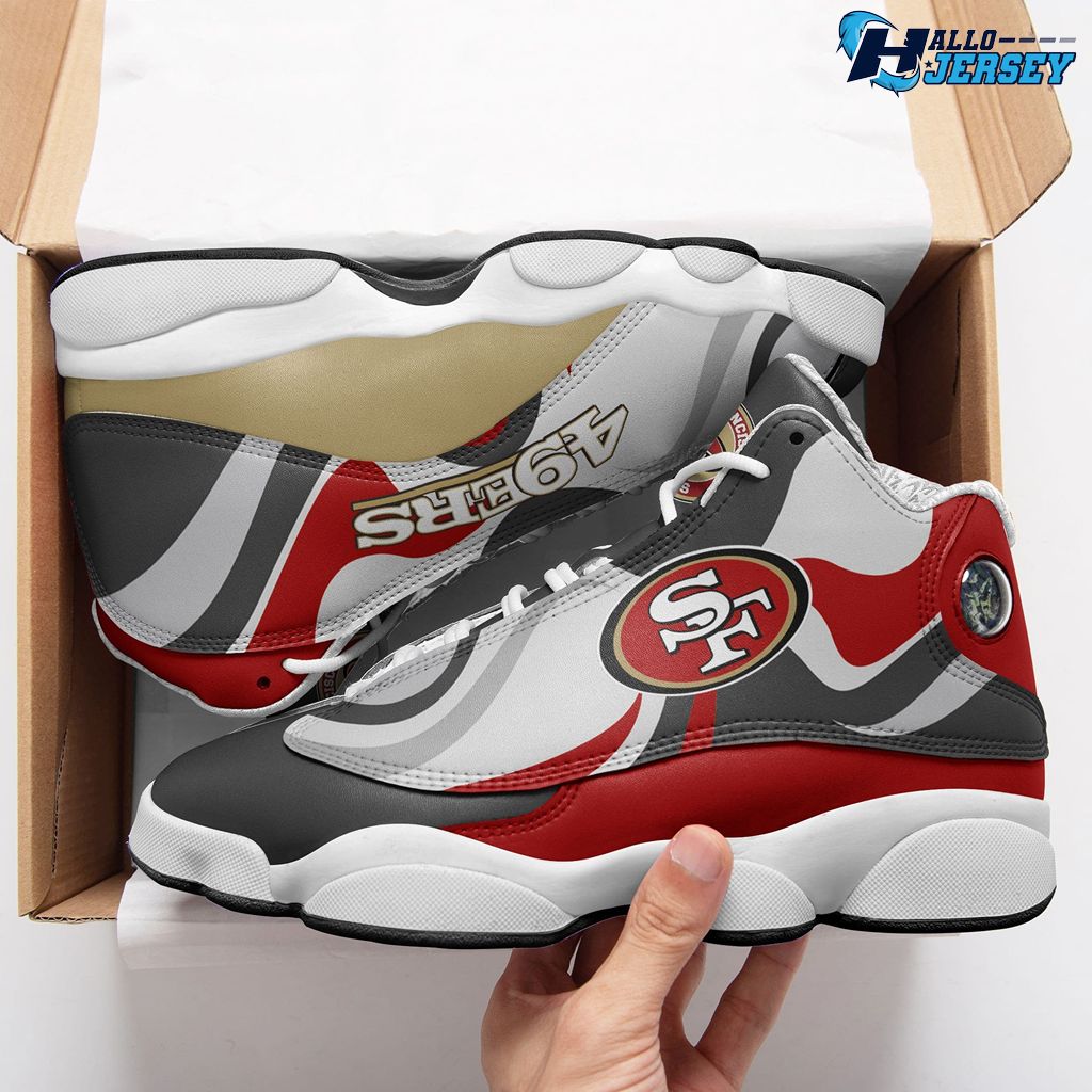 San Francisco 49ers Nice Gift Air Jordan 13 Nfl Sneakers
