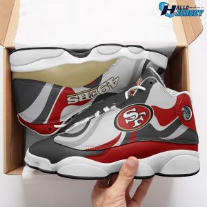 San Francisco 49ers Nice Gift Footwear Air Jordan 13 Nfl Sneakers 1