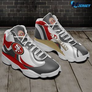 San Francisco 49ers Nice Gift Footwear Air Jordan 13 Nfl Sneakers 2