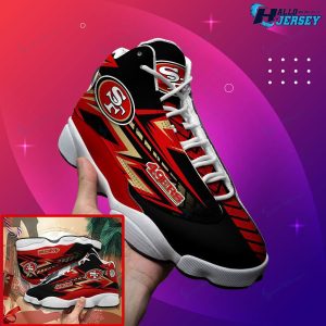 San Francisco 49ers Nice Gift For Fans Footwear Air Jordan 13 Sneakers 3