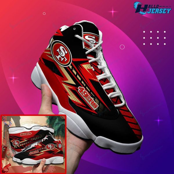 San Francisco 49ers Nice Gift For Fans Footwear Air Jordan 13 Sneakers