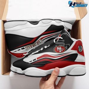 San Francisco 49ers Nice Gift Logo Footwear Air Jordan 13 Nfl Sneakers 3