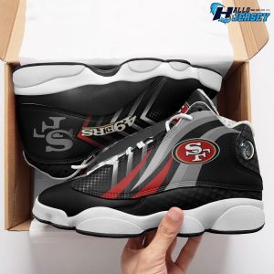 San Francisco 49ers Nice Gift Logo Us Style Air Jordan 13 Nfl Sneakers 1