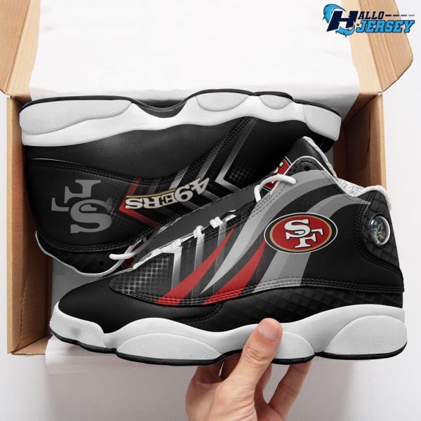 San Francisco 49ers Nice Gift Logo Air Jordan 13 Nfl Sneakers