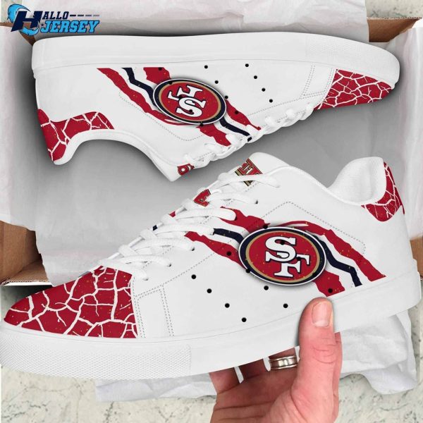 San Francisco 49ers Nice Gift Logo Stan Smith Nfl Sneakers