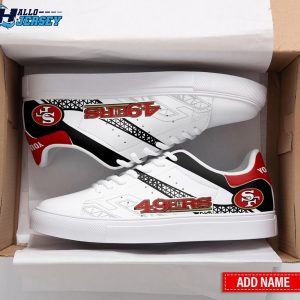 San Francisco 49ers Personalized Footwear Stan Smith Nfl Sneakers 2