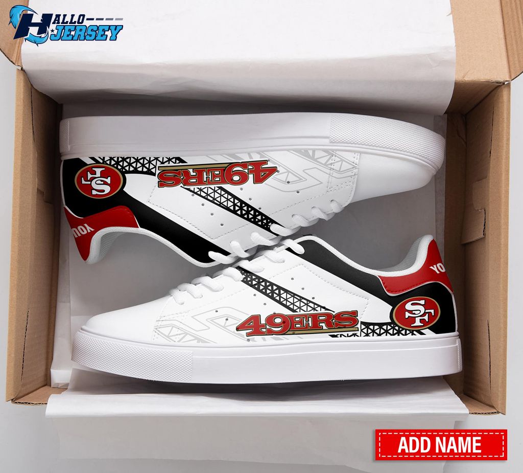 San Francisco 49ers Personalized Footwear Stan Smith Nfl Sneakers