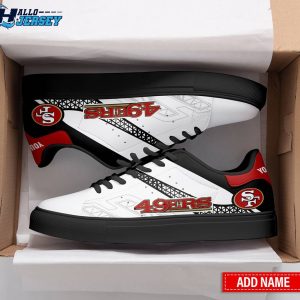 San Francisco 49ers Personalized Footwear Stan Smith Nfl Sneakers 4