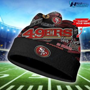 San Francisco 49ers Personalized Gifts For Football Fans Nfl Wool Beanie