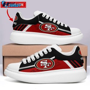 San Francisco 49ers Personalized Gifts MCQueen Shoes 1