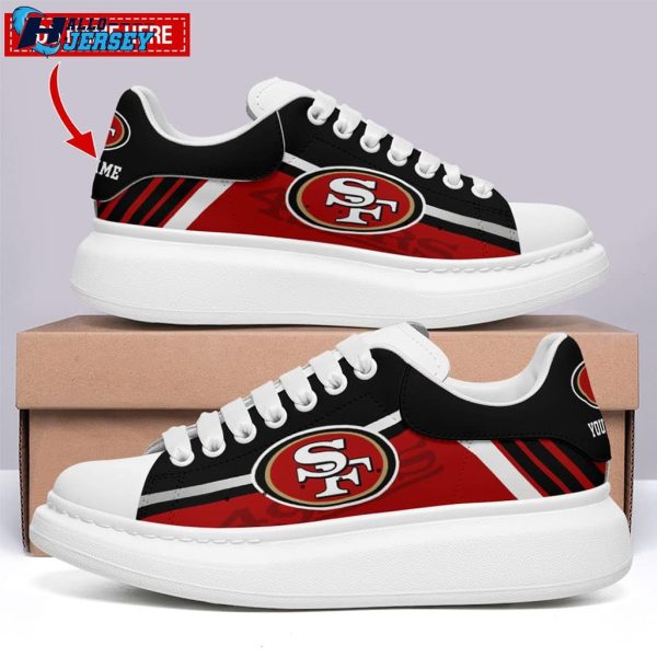 San Francisco 49ers Personalized Gifts MCQueen Shoes