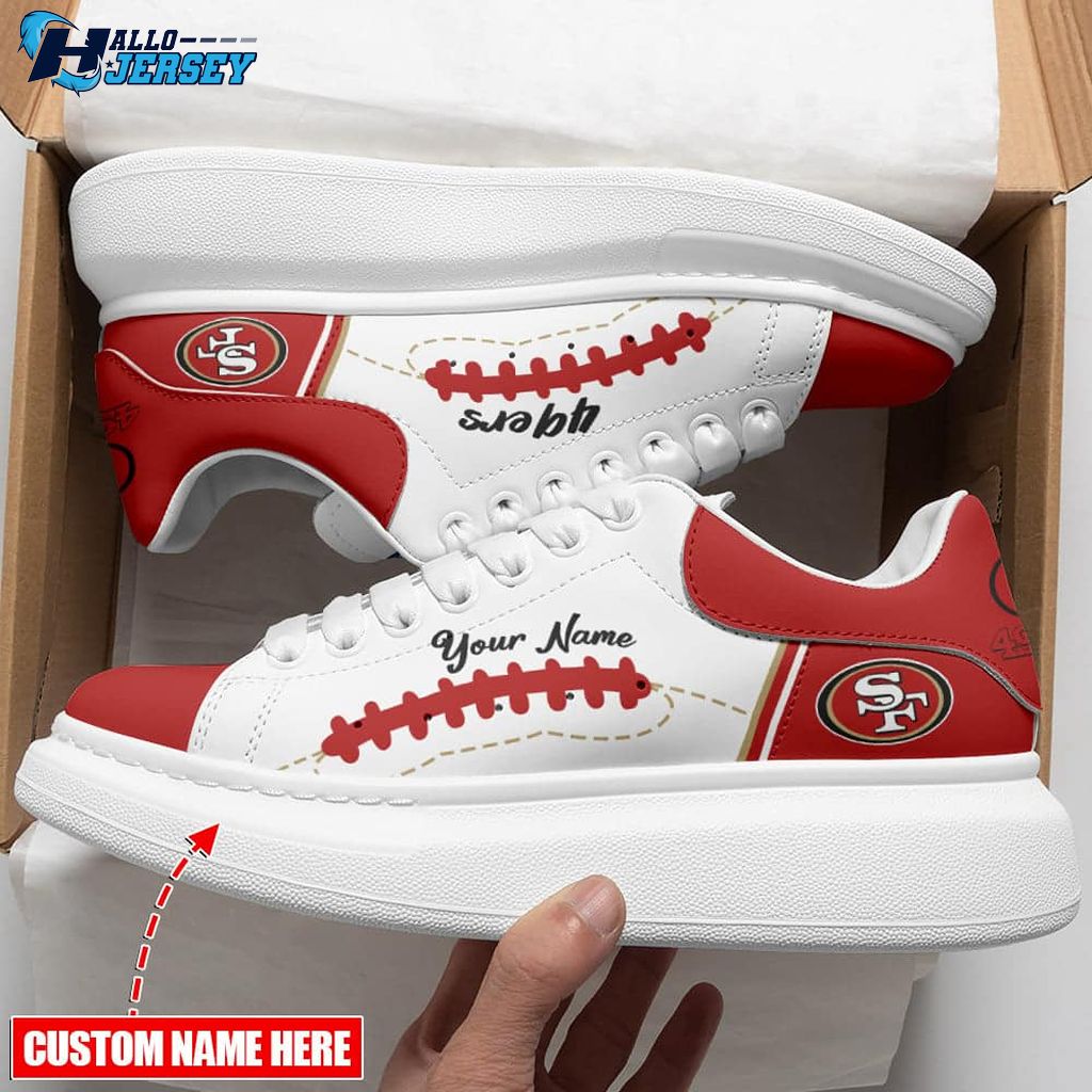 San Francisco 49ers Personalized MCQueen Shoes