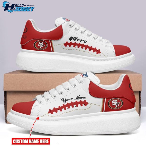 San Francisco 49ers Personalized MCQueen Shoes