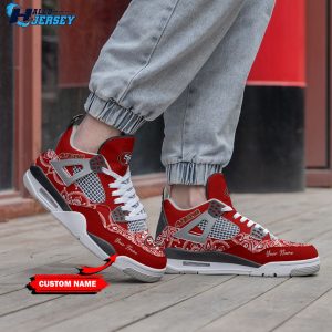 San Francisco 49ers Personalized Nice Gift Air Jordan 4 Nfl Sneakers 2