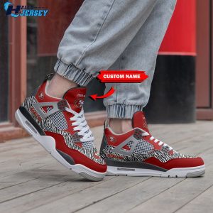 San Francisco 49ers Personalized Us Style Air Jordan 4 Nfl Sneakers 2