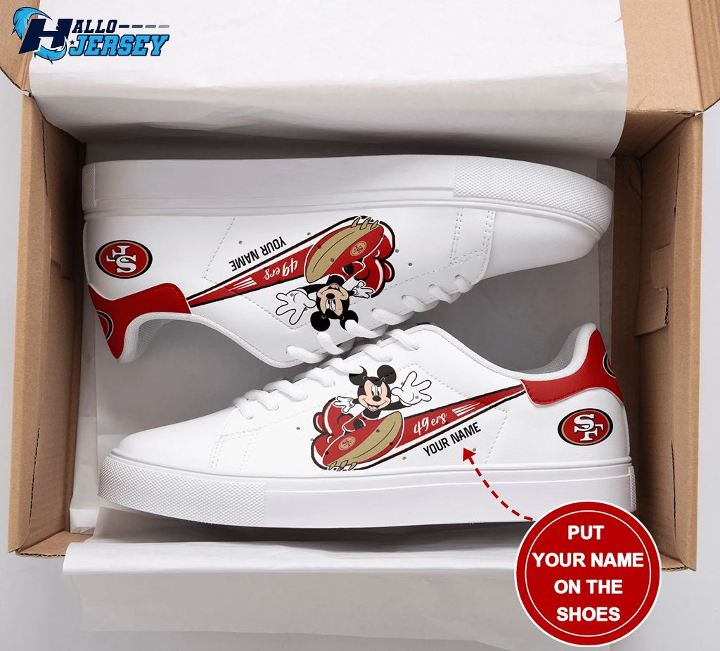 San Francisco 49ers Personalized Us Style Stan Smith Nfl Sneakers