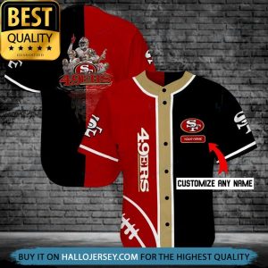 San Francisco 49ers Player Personalized Baseball Jersey