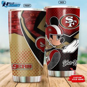 San Francisco 49ers Team Mickey Custom Drinkware Nfl Tumbler