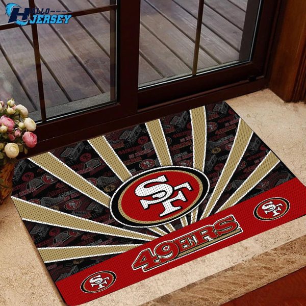 San Francisco 49ers Us Decor Area Bedroom Kitchen Nfl Doormat