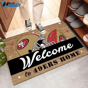 San Francisco 49ers Us Decor Area Indoor Outdoor Nfl Doormat