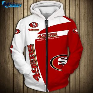 San Francisco 49ers Us Style Nfl Football Champ All Over Print Hoodie