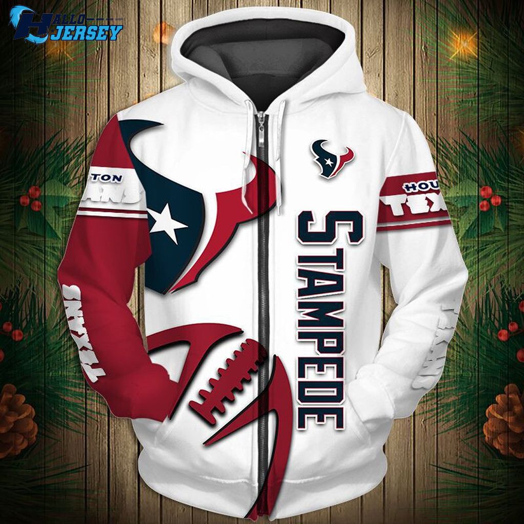 Stampede Houston Texans American Football Team American Style Hoodie
