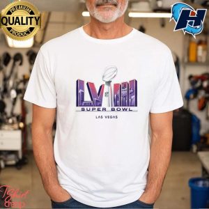 Super Bowl LVIII Las Vegas 2023 2024 Logo Shirt 2