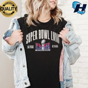 Super Bowl Lviii Colorblocke Las Vegas Nevada Shirt 6