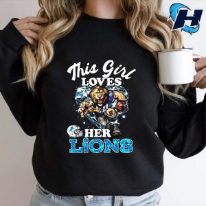 This Girl Love Her Detroit Lions Mascot Sweatshirt