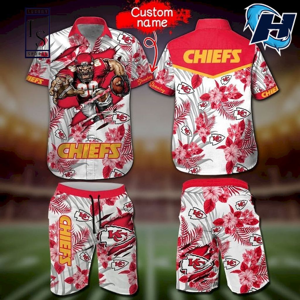 This Is Kansas City Chiefs Mascot Custom Hawaiian Shirt And Shorts