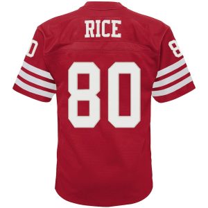 Toddler San Francisco 49ers Jerry Rice Scarlet 1990 Retired Jersey 3