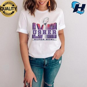 Ussher Super Bowl LVIII 2024 Halftime Show Shirt 4