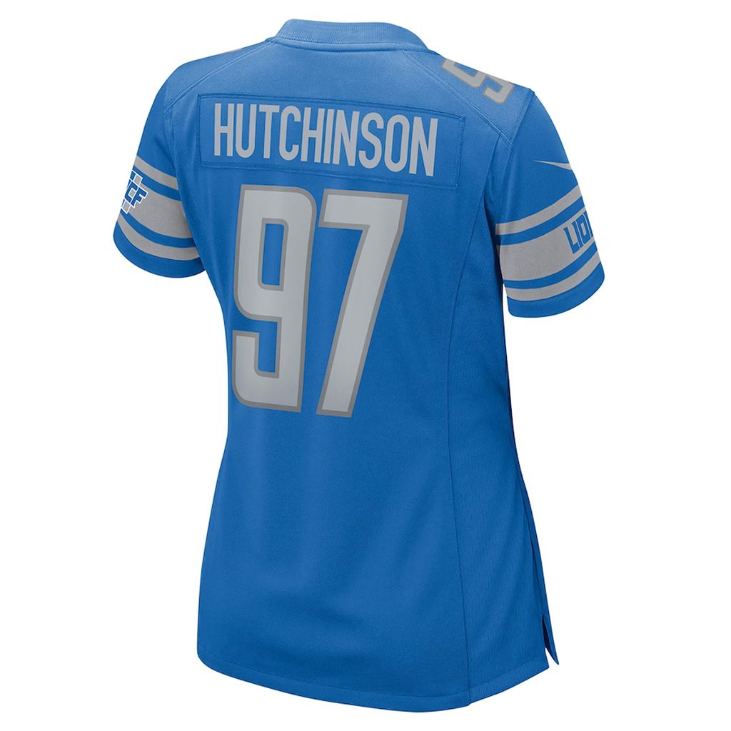 Women's Detroit Lions Aidan Hutchinson Jersey Blue