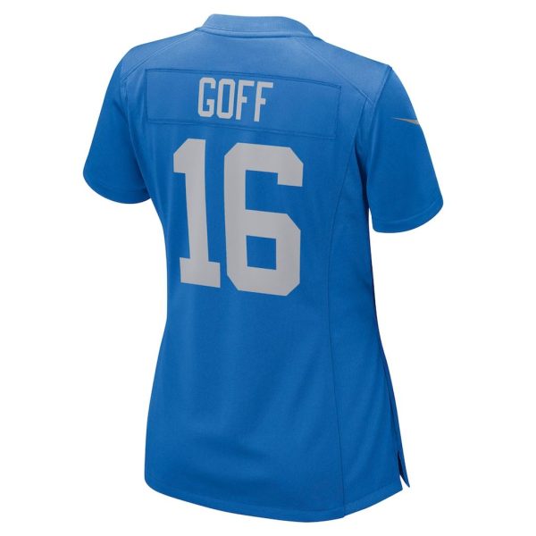 Women’s Detroit Lions Jared Goff Game Player Jersey Blue