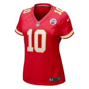 Womens Kansas City Chiefs Isiah Pacheco Game Player Jersey Red 2