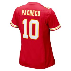 Womens Kansas City Chiefs Isiah Pacheco Game Player Jersey Red 3