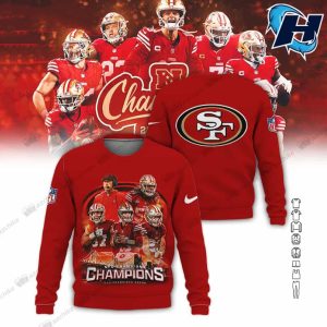 2023 NFC CHAMPIONS SF 49ers All Over Printed Hoodie 3