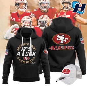 2023 NFC West Champions SF 49ers 3D Hoodie Its A Lock 1
