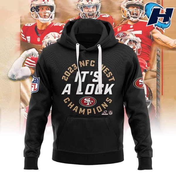 Its A Lock 2023 NFC West Champions SF 49ers 3D Hoodie