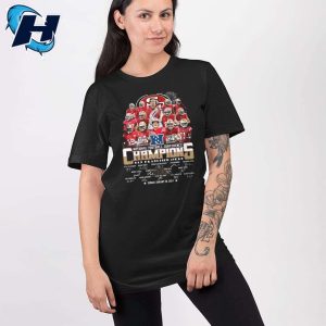 49ers 2024 NFC CHAMPIONS Signature Two Sided Shirt 3