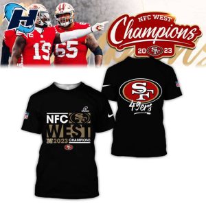 49ers NFC West Champions 2023 All Over Printed 3D Shirt