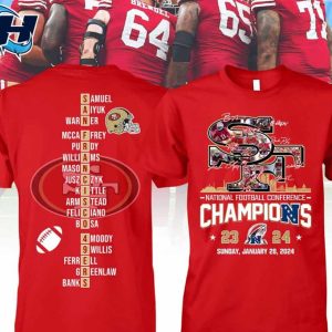 49ers National Football Conference 2024 Signature Two-Sided Shirt