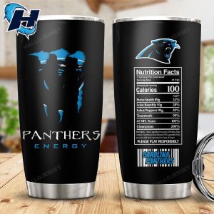 Carolina Panthers American Football Team Monster Energy Tumbler