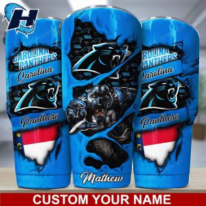 Carolina Panthers Drinkware Nice Gift Custom Nfl Tumbler