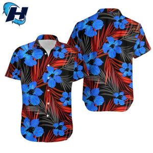 Carolina Panthers Flower Hawaii Shirt