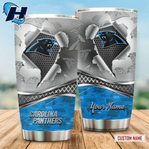 Carolina Panthers Logo Drinkware Nice Gift Custom Gear Tumbler