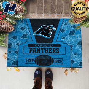 Carolina Panthers Livingroom Nfl Doormat