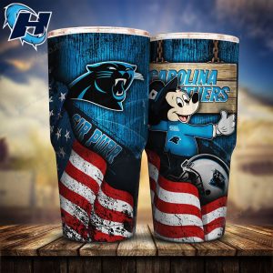 Carolina Panthers Mickey Gift for Big Fans Tumbler