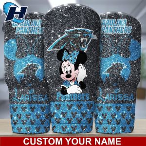 Carolina Panthers Minnie Drinkware Custom Gear Nfl Tumbler