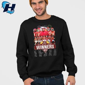 Chiefs 2023 2024 AFC Wild Card Winners Signature Shirt 4